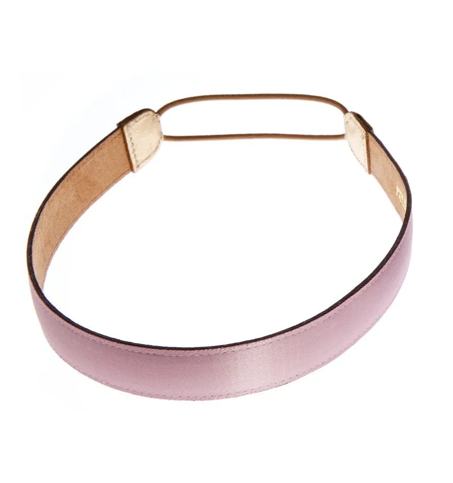 Satin Headband in Blush