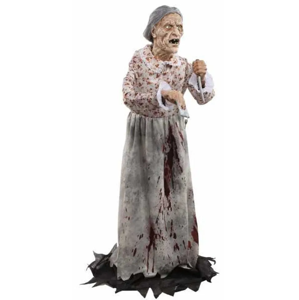 Scary Granny Bates Motel Prop