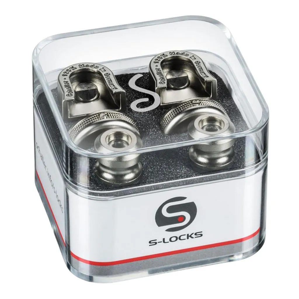Schaller S-Lock Strap Locks Satin Pearl