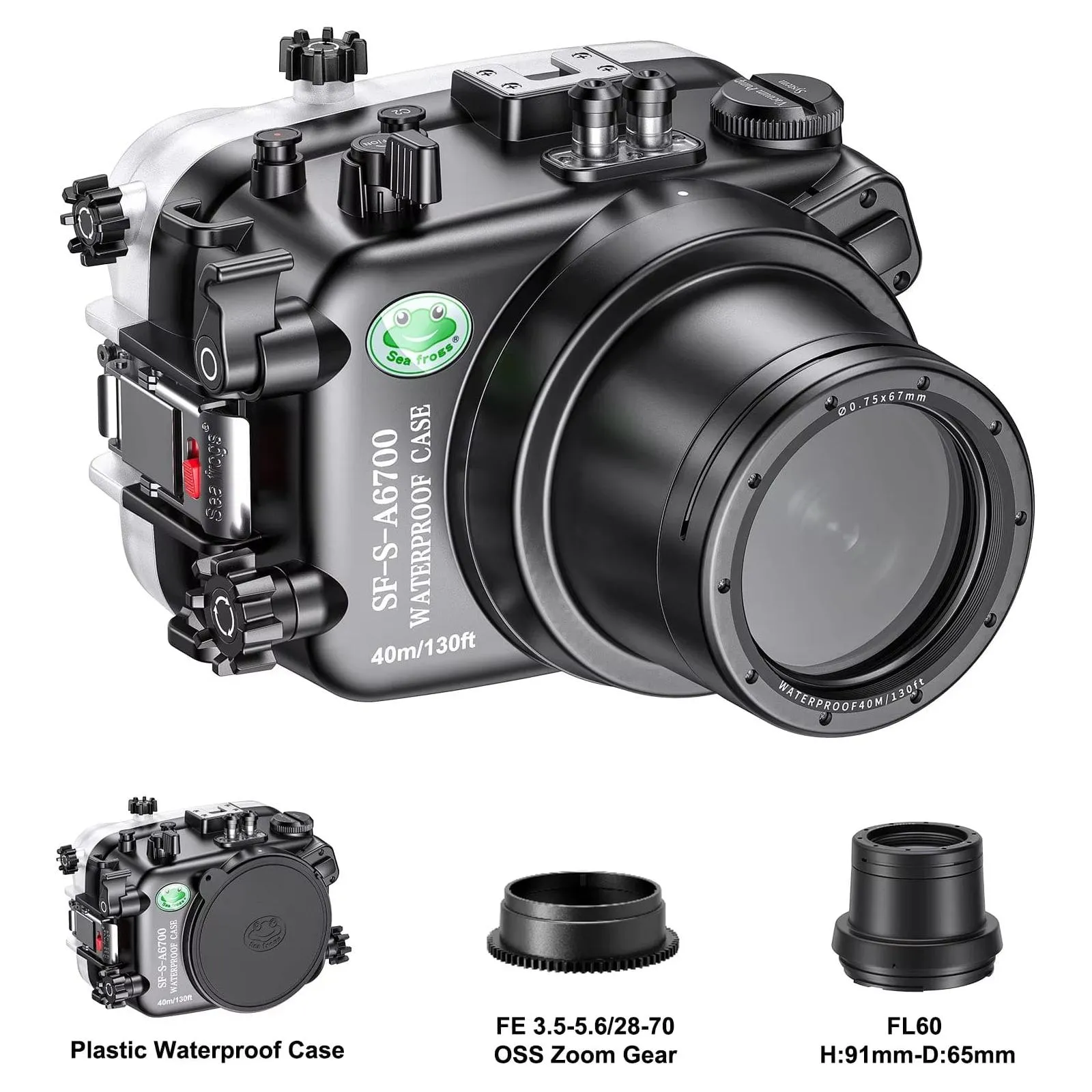 SeaFrogs Underwater Camera Housing for Sony A6700