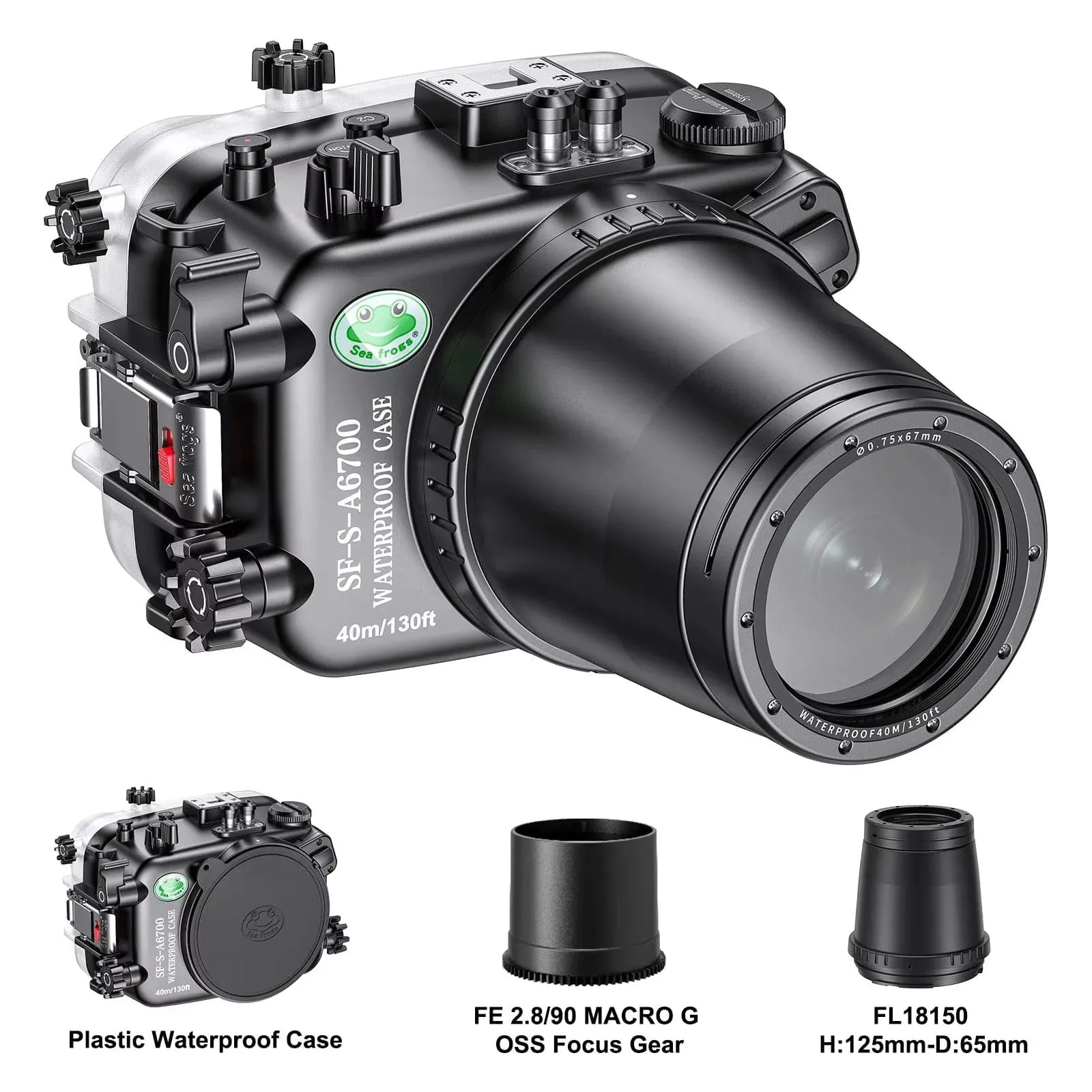 SeaFrogs Underwater Camera Housing for Sony A6700