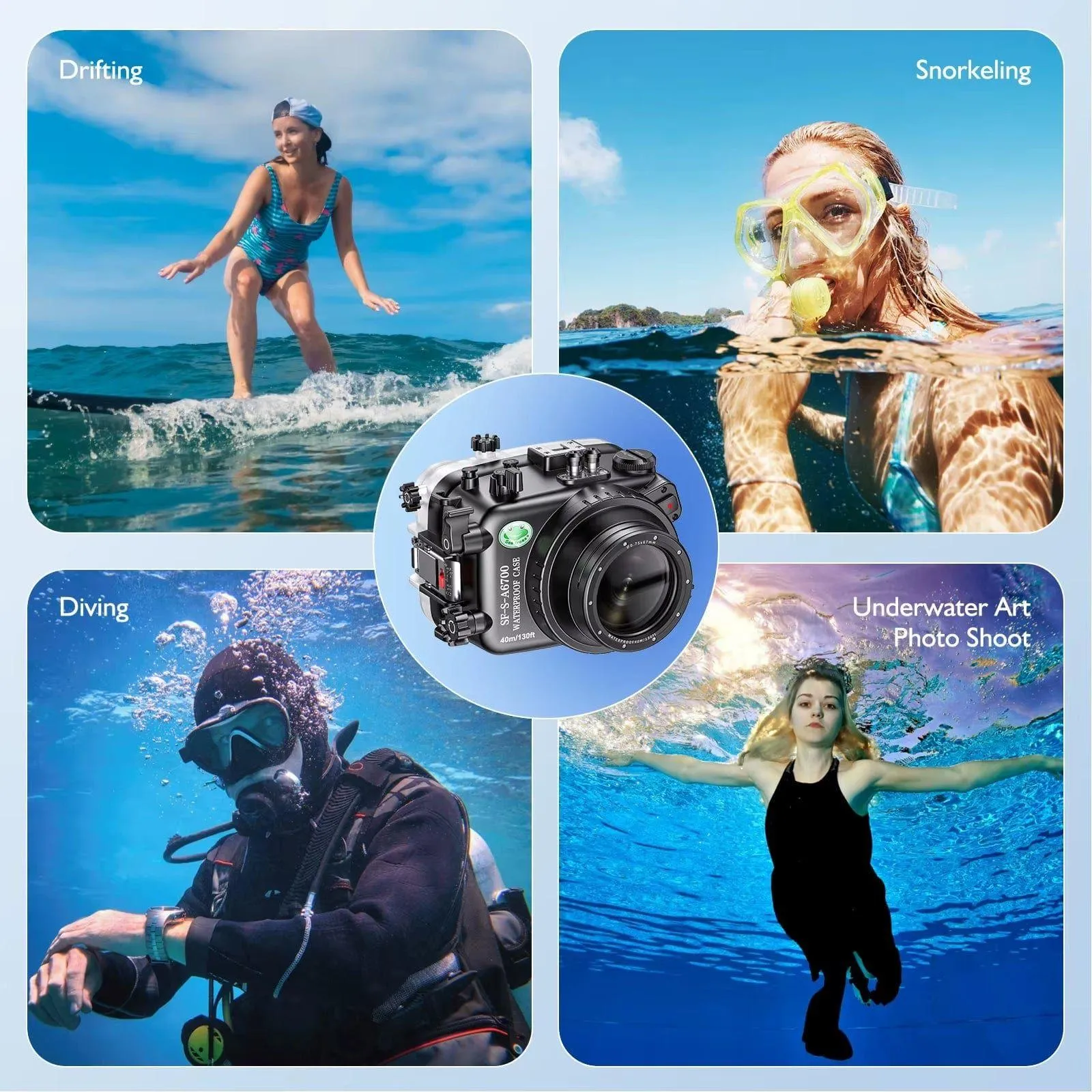 SeaFrogs Underwater Camera Housing for Sony A6700