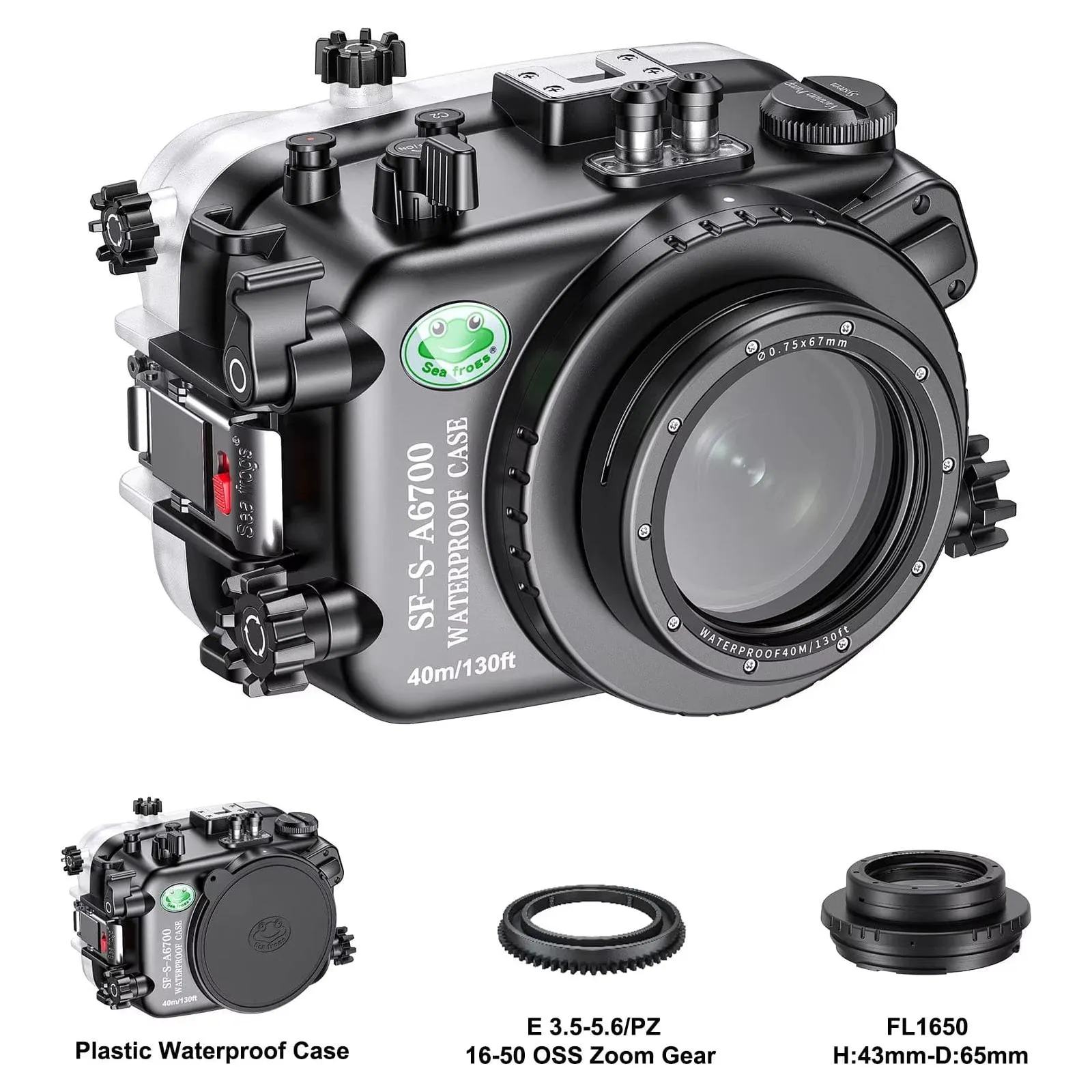 SeaFrogs Underwater Camera Housing for Sony A6700