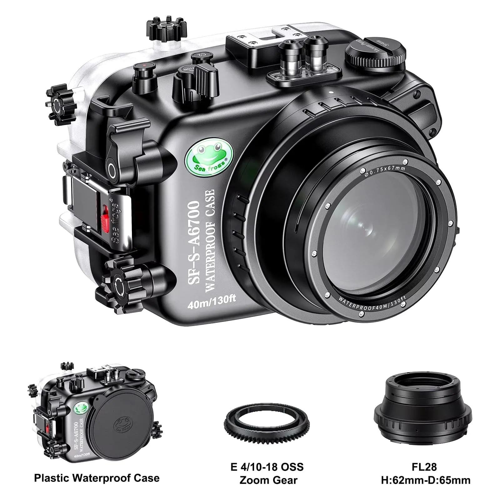 SeaFrogs Underwater Camera Housing for Sony A6700