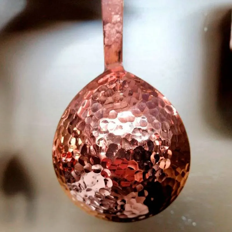 Set of 4 Copper Serving Tools, 13.9" Kitchen Utensils