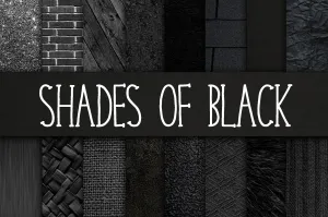 Shades of Black Digital Wallpaper Textures Printable Graphics Boho Retro Dark Themed Designs Use for Scrapbooking Junk Journal Pages Gift Wrap