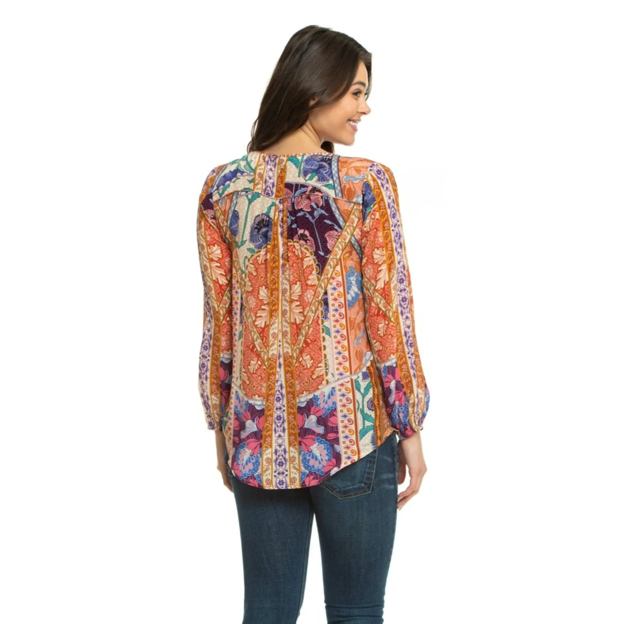 Silk Janessa Peach Top