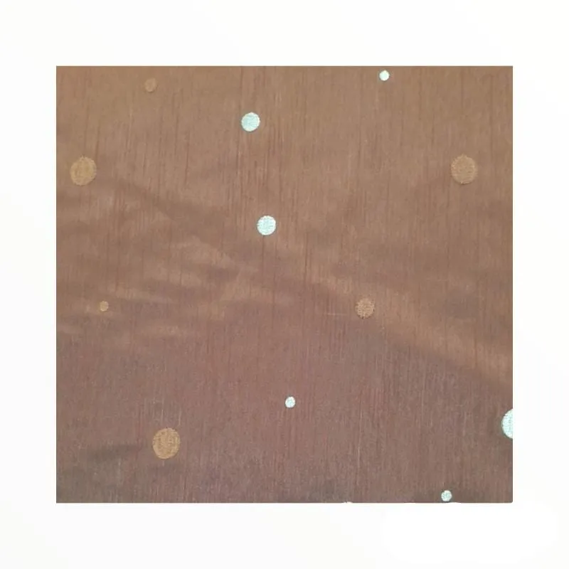 Silk Two Tone Circle Embroidery 280 cm