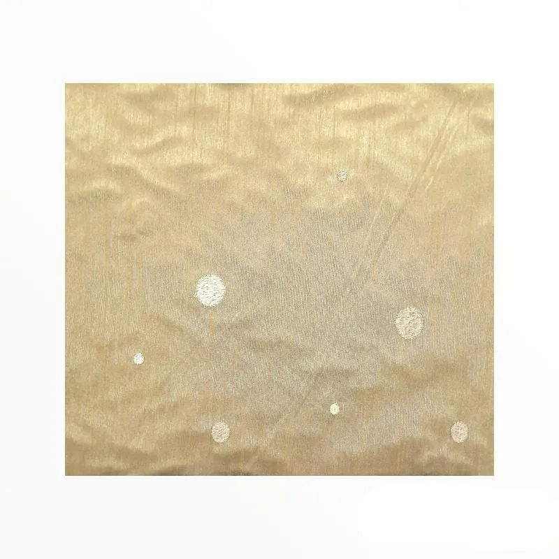 Silk Two Tone Circle Embroidery 280 cm