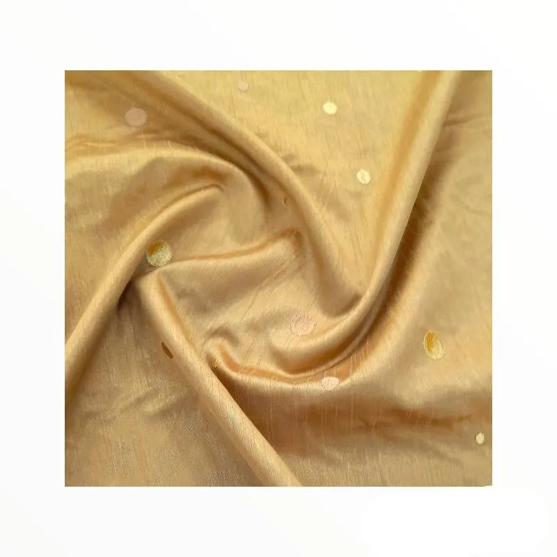 Silk Two Tone Circle Embroidery 280 cm