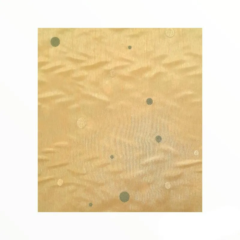 Silk Two Tone Circle Embroidery 280 cm