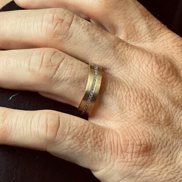 Simon G. Men's Diamond Wedding Band