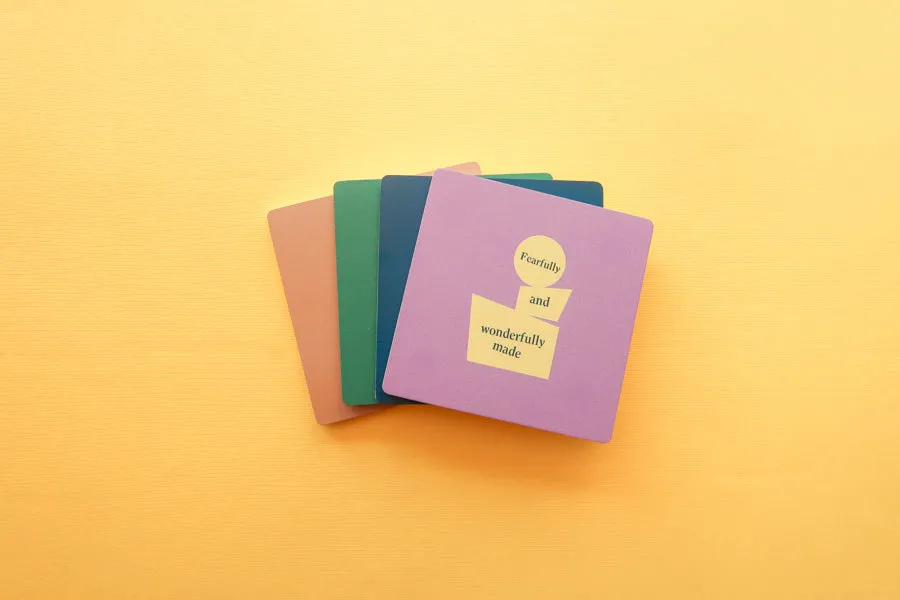 (Simple Geometry) Fearfully & Wonderfully Made {Coasters}