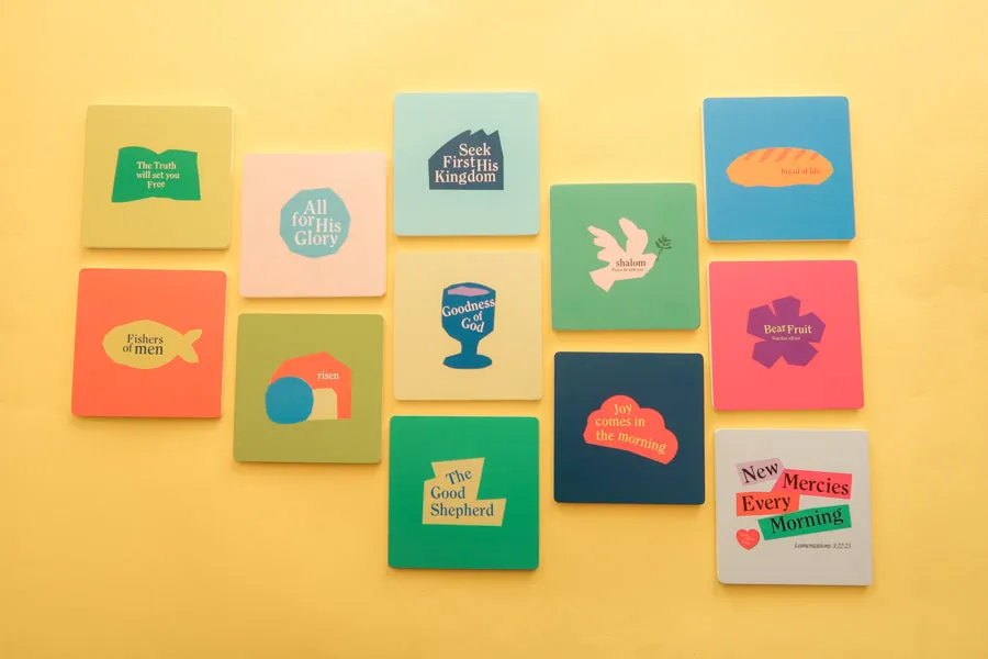 (Simple Geometry) Seek First His Kingdom {Coasters}