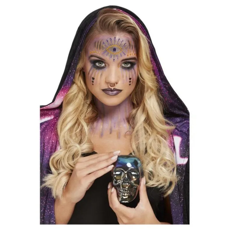 Smiffys Make Up Fx, Fortune Teller Kit, Aqua