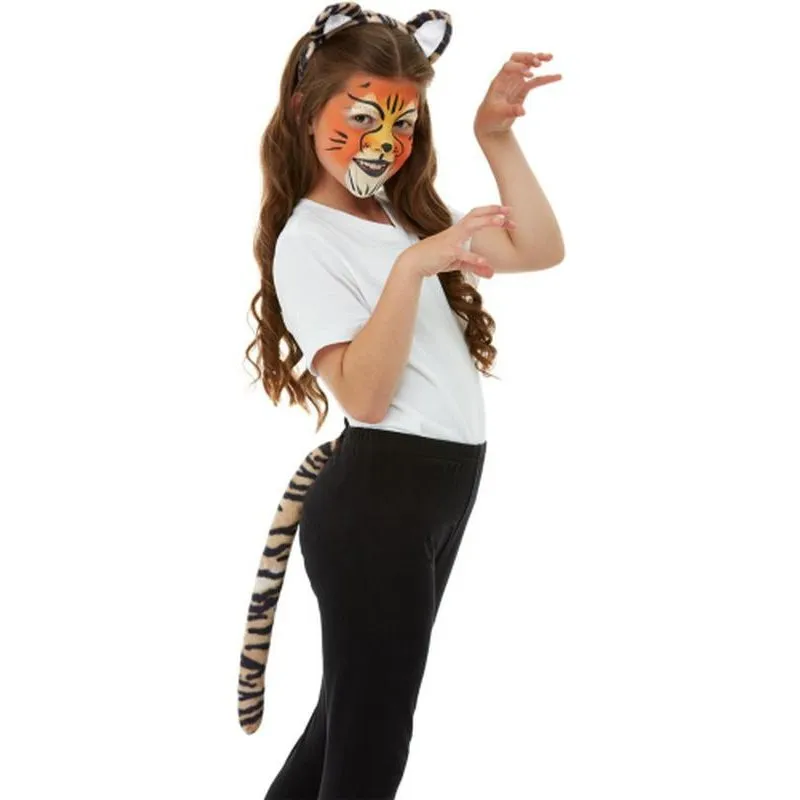 Smiffys Make Up Fx, Kids Tiger Kit, Aqua