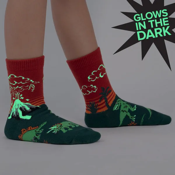Sock it to Me Dinosaur Days Crew Socks 3pack - Youth