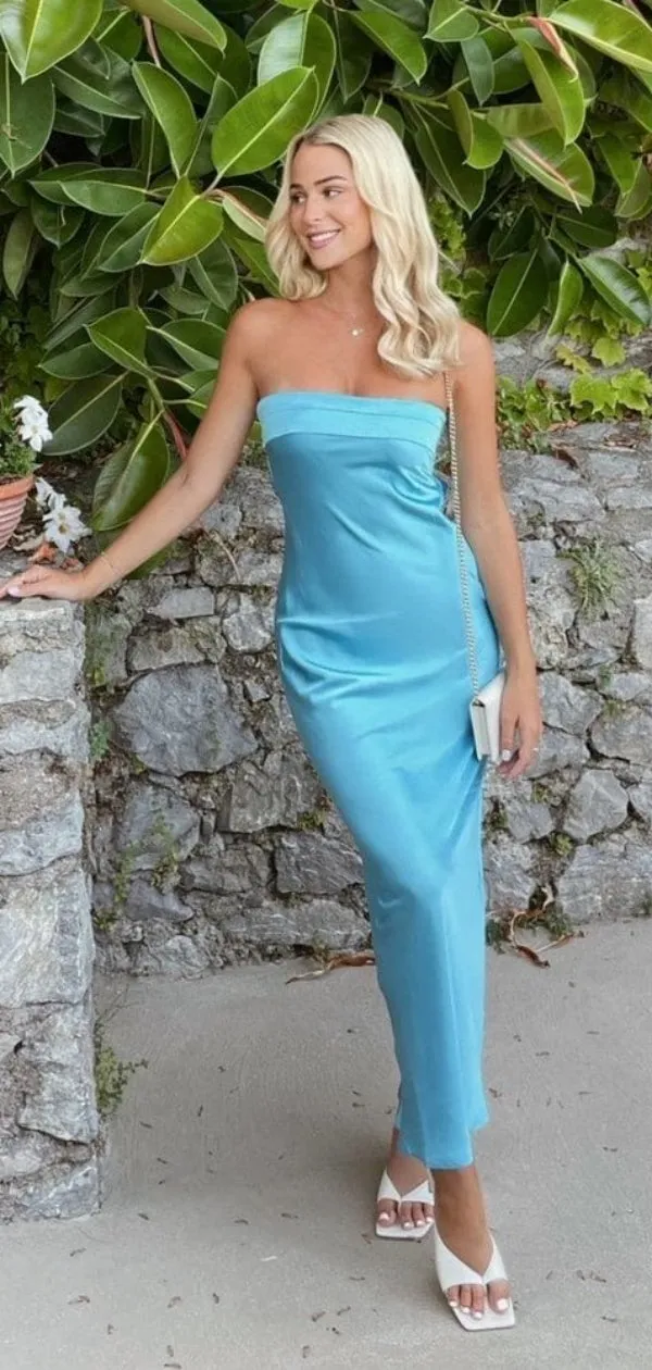 Soft Sweetheart Sleeveless Mermaid Satin Long Prom Dresses Online, OL508