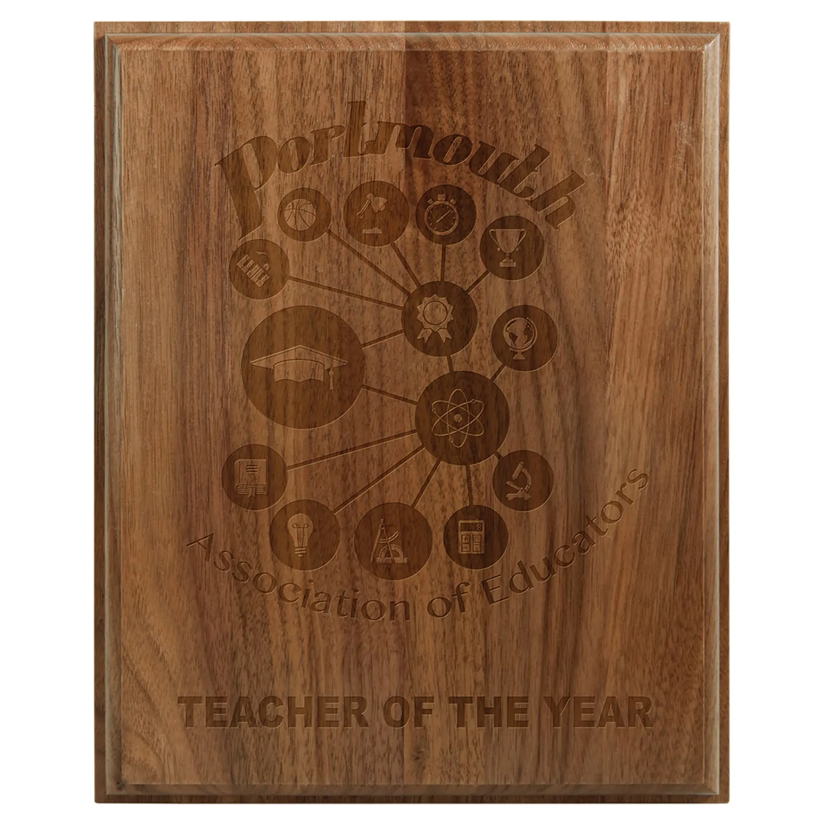 Solid Walnut Plaque