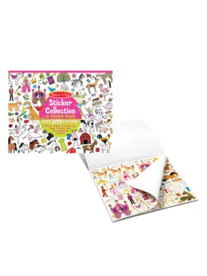 Sticker Collection Book: 500  Stickers - Princesses, Tea Party, Animals, and More