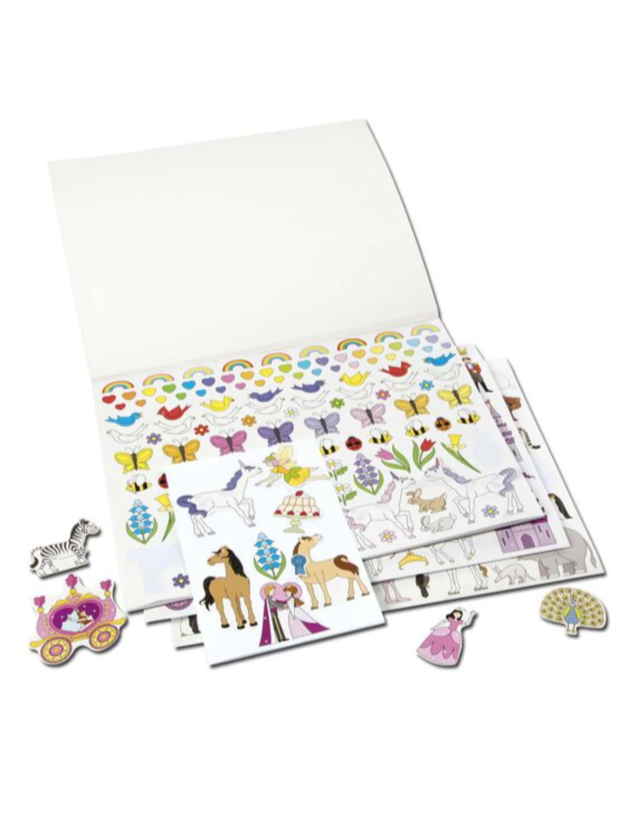 Sticker Collection Book: 500  Stickers - Princesses, Tea Party, Animals, and More