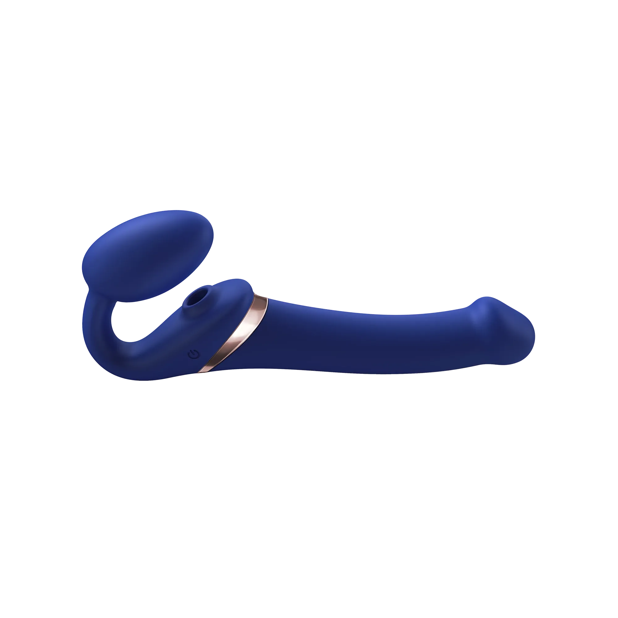 Strap on Me -  Multi Orgasm Bendable Strap-On Medium - Night Blue