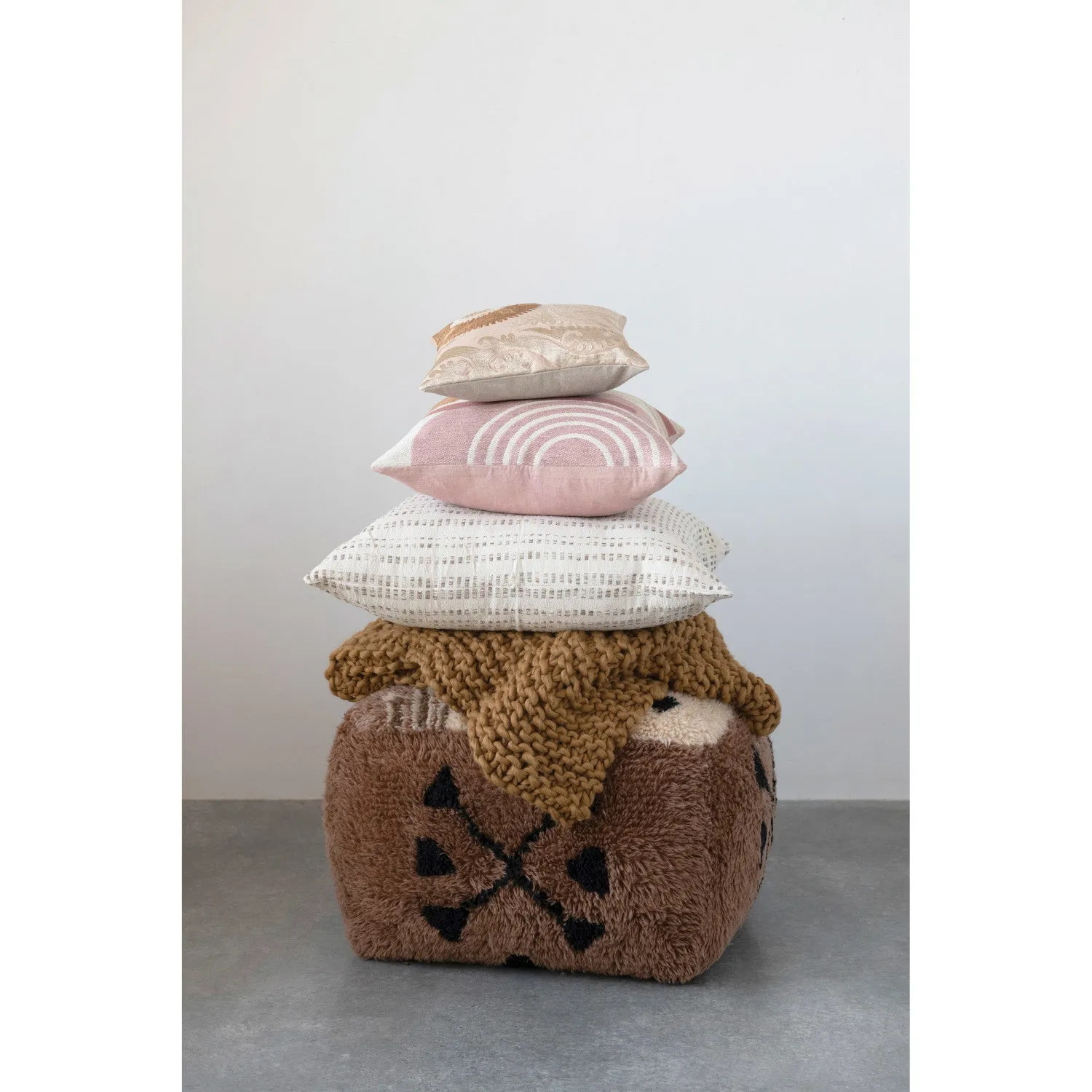 Suzani Embroidered Pillow