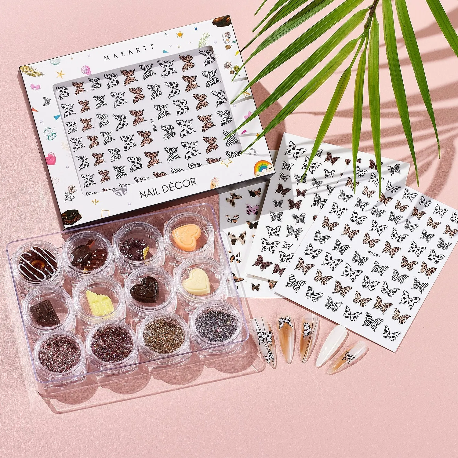 Swiss Hot Chocolate Nail Decoration Set