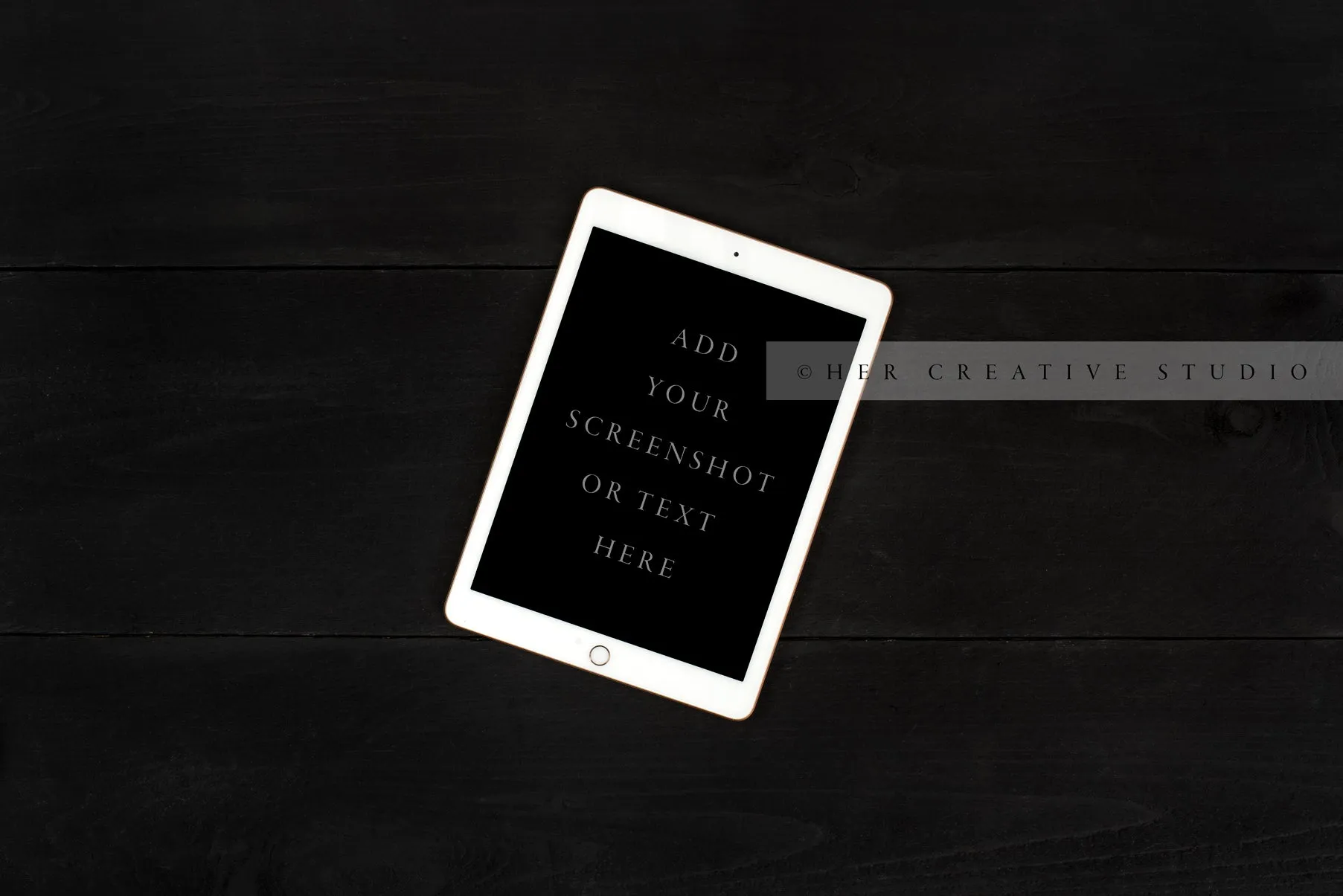 Tablet, Isolated on Black Background