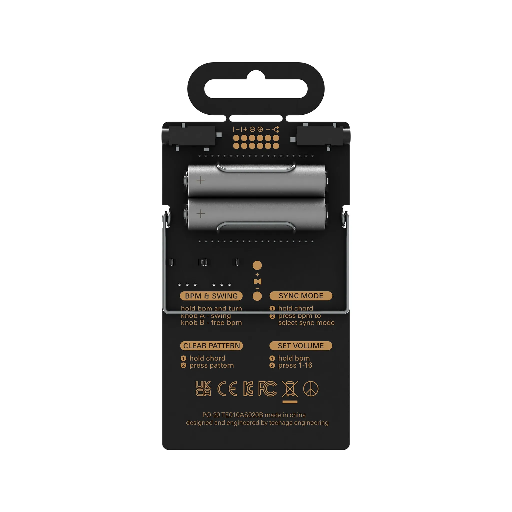 Teenage Engineering PO-20 Pocket Operator Arcade Synthesizer