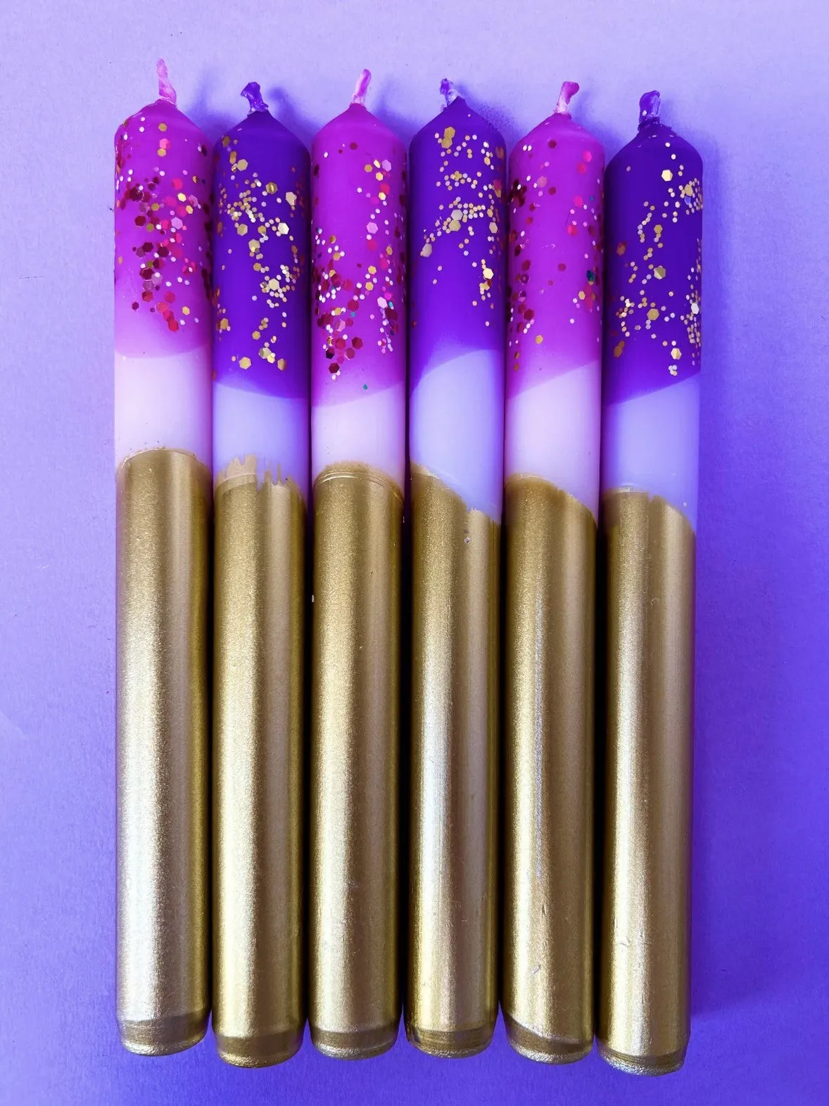 The Colour Emporium - Sugar Plum And Gilded Plum Candles
