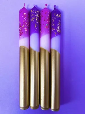 The Colour Emporium - Sugar Plum And Gilded Plum Candles