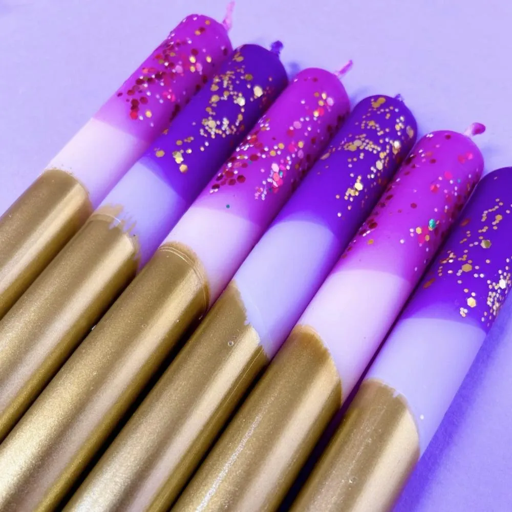 The Colour Emporium - Sugar Plum And Gilded Plum Candles