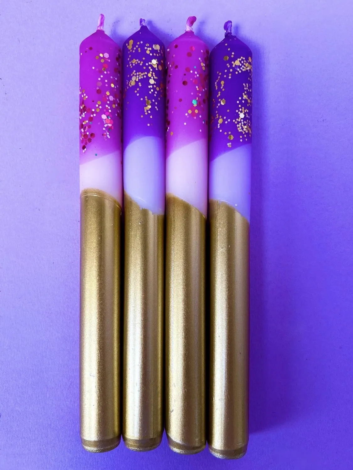 The Colour Emporium - Sugar Plum And Gilded Plum Candles