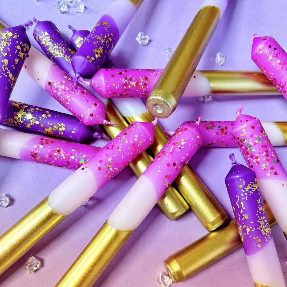 The Colour Emporium - Sugar Plum And Gilded Plum Candles