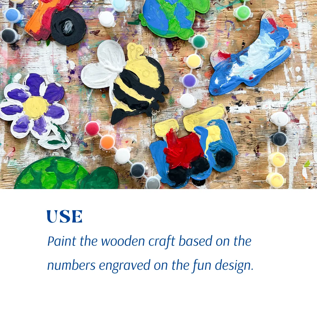 Themed Paint by Numbers Kit for Preschoolers | Fun and Creative Activity
