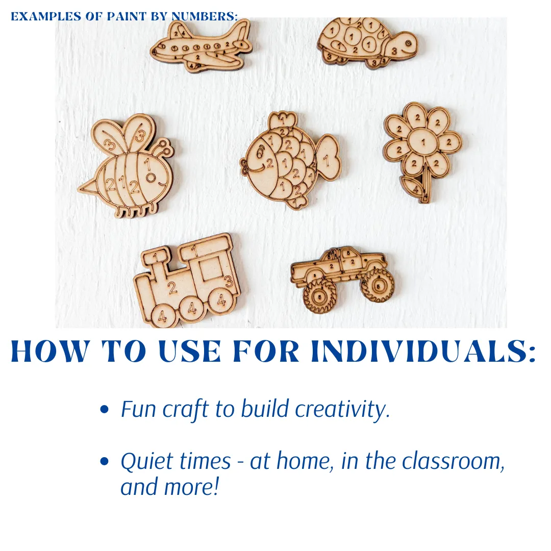 Themed Paint by Numbers Kit for Preschoolers | Fun and Creative Activity