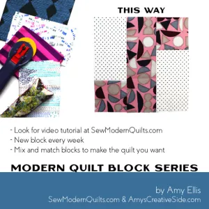 This Way Quilt Block Pattern