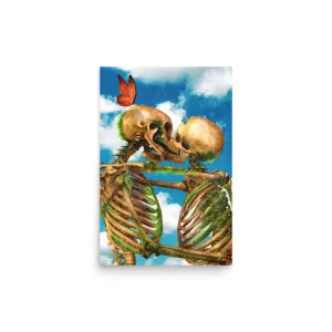 Til Death – Skeleton Surreal Art Poster