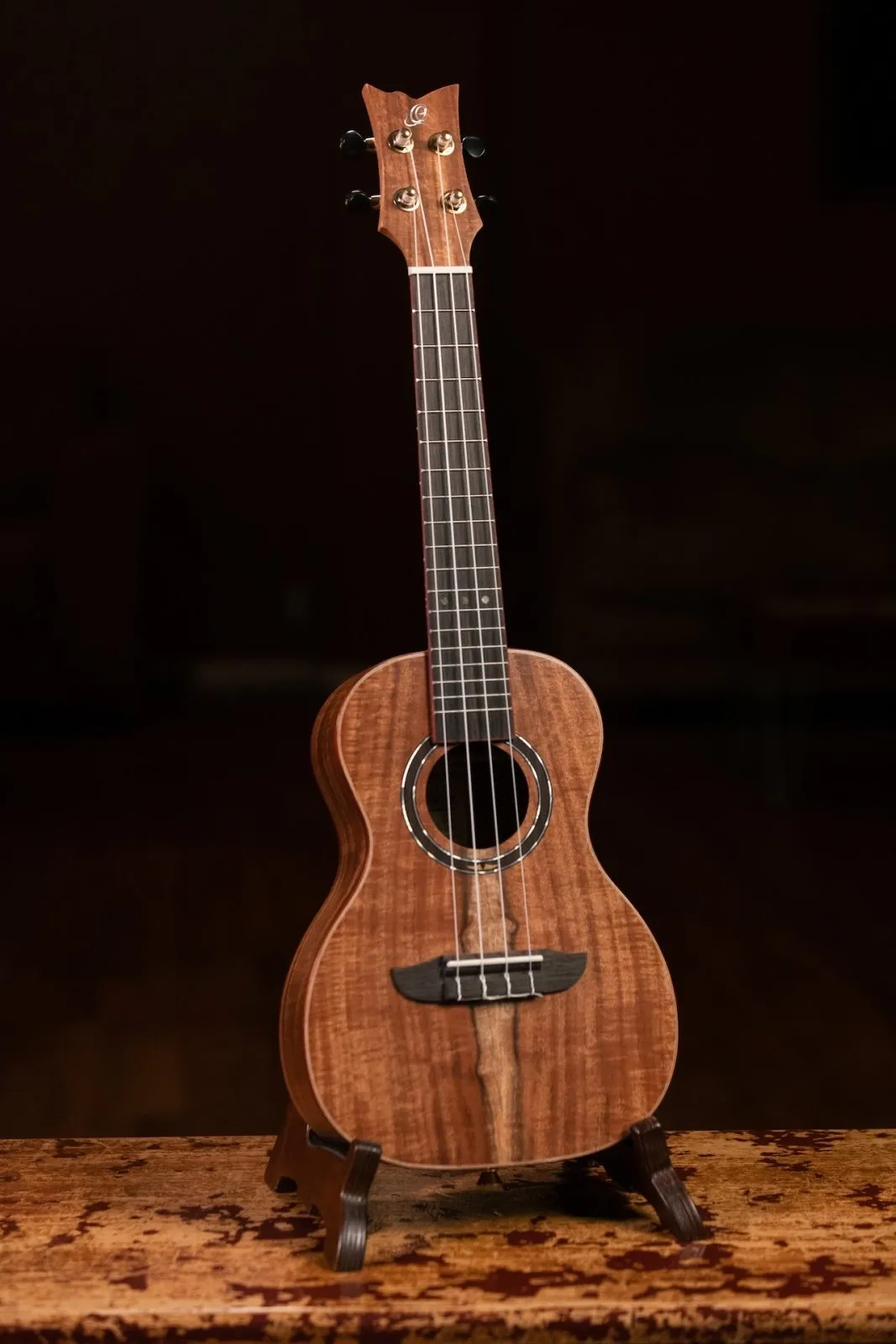 Timber Series Concert Ukulele - Solid Natural Acacia Acoustic with Gig Bag