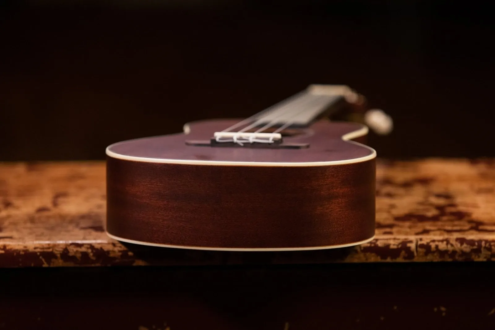 Timber Series Concert Ukulele - Solid Natural Mahogany Acoustic with Gig Bag