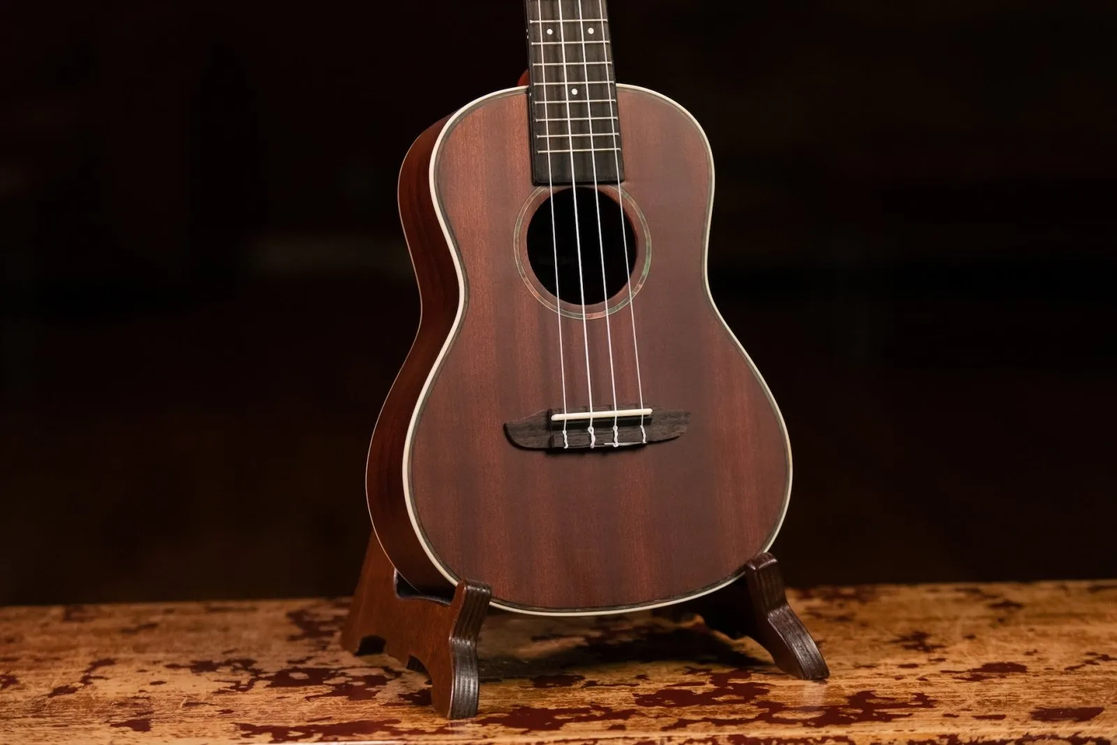 Timber Series Concert Ukulele - Solid Natural Mahogany Acoustic with Gig Bag