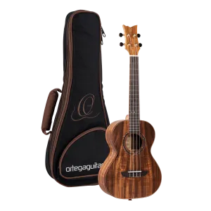 Timber Series Tenor Ukulele - Solid Natural Acacia Acoustic With Gig Bag