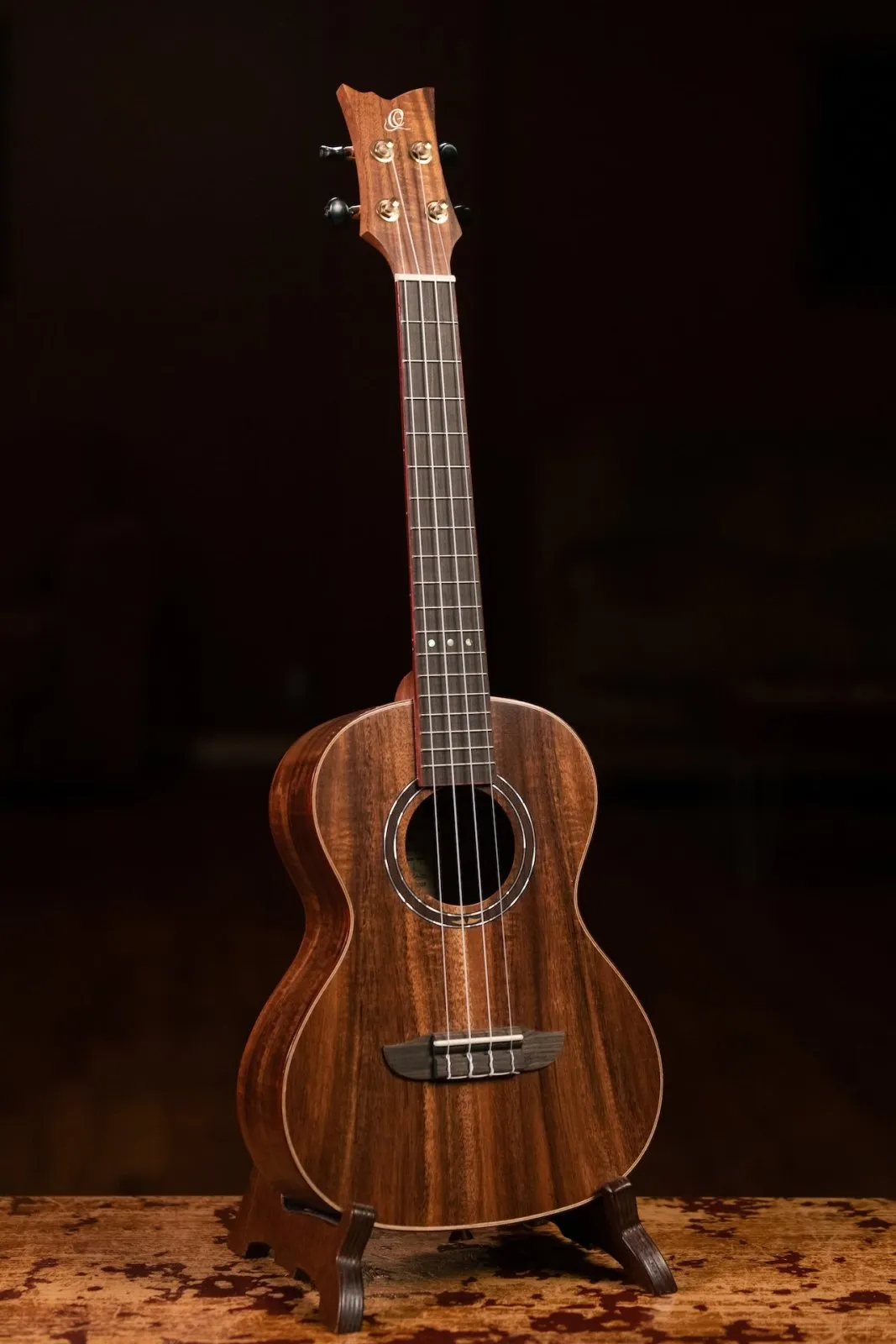 Timber Series Tenor Ukulele - Solid Natural Acacia Acoustic With Gig Bag
