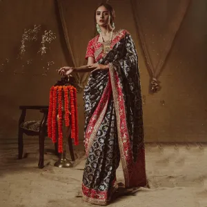 Traditional Indian Banarsi Silk Saree Wedding #BS882