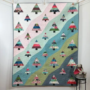 Trixie's Tree Farm Quilt Kit, Pattern by Pam Selkirk, Comfort & Joy Christmas Version, 54" x 69"