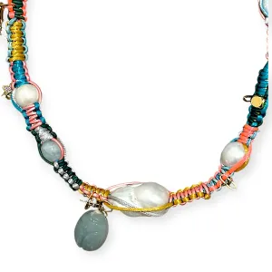 TROPICAL SCARAB ROCKER CHOKER