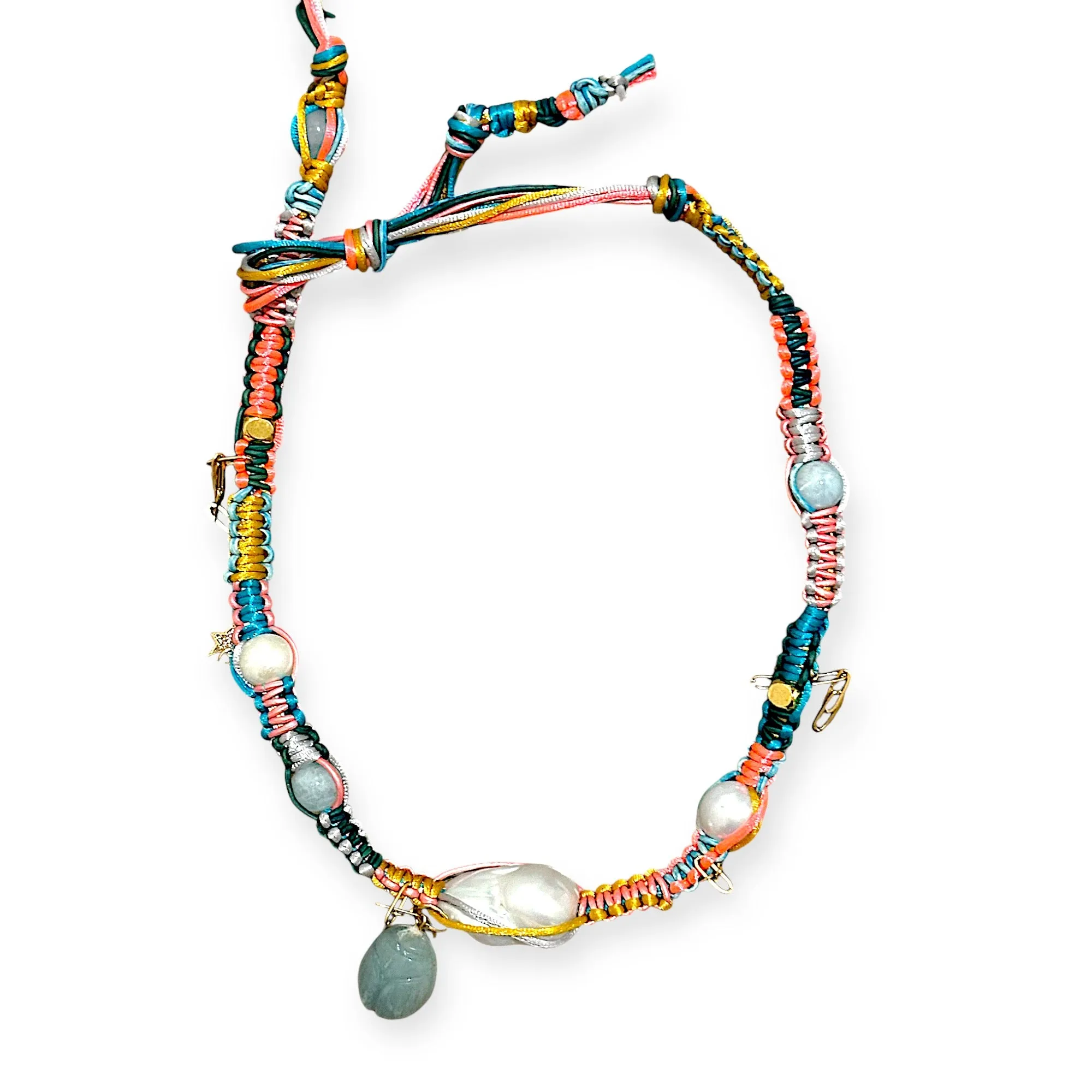 TROPICAL SCARAB ROCKER CHOKER