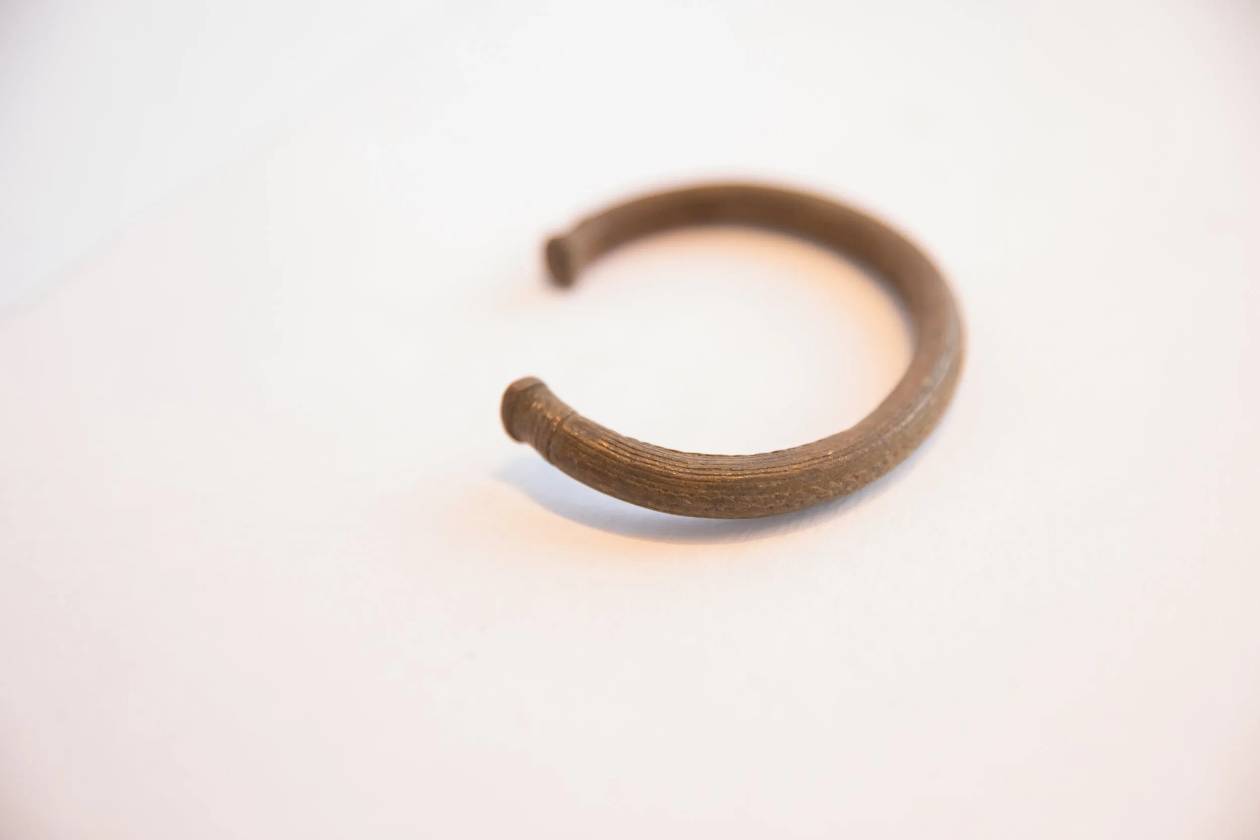 Vintage African Copper Alloy Cuff Bracelet