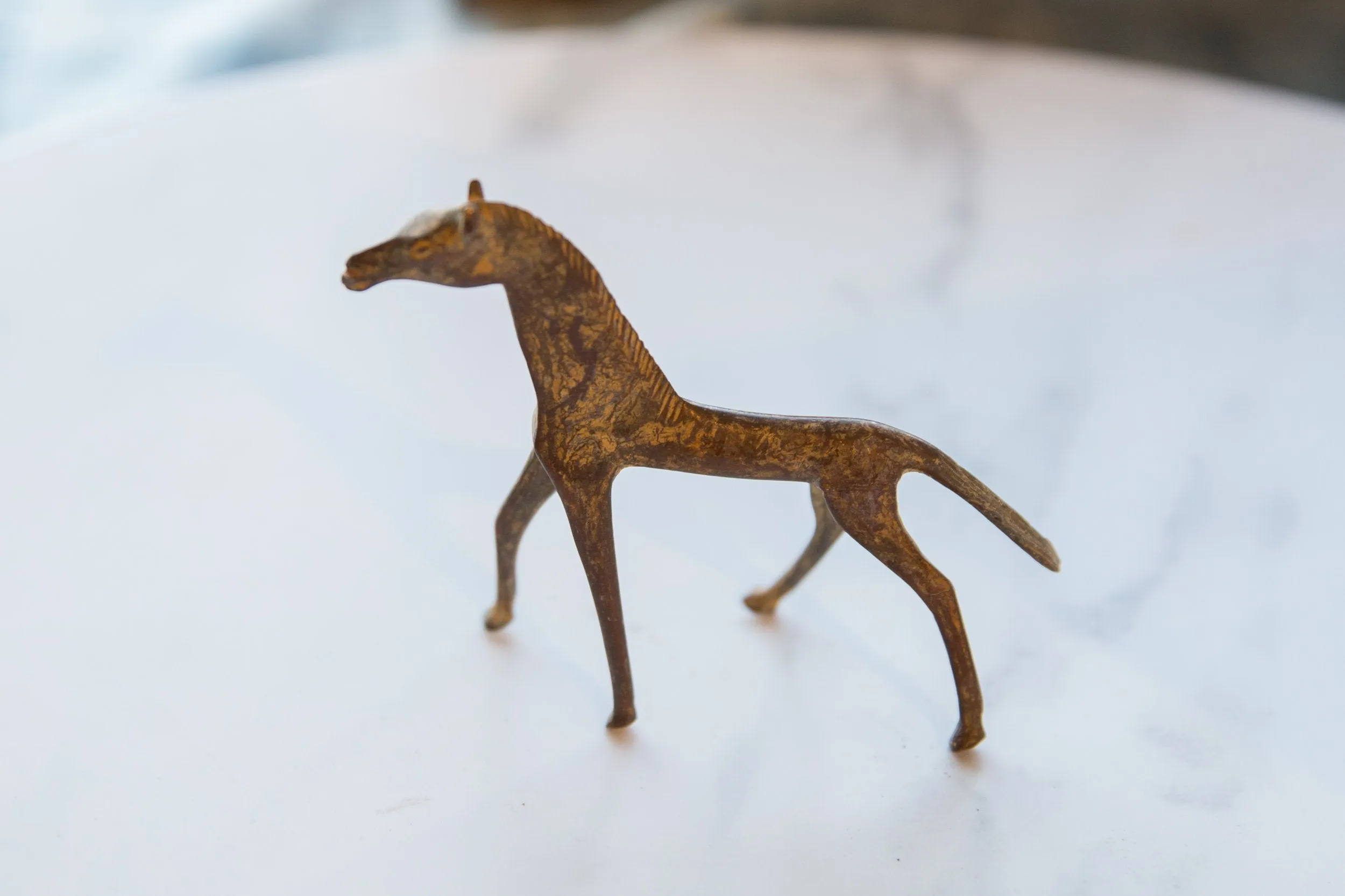 Vintage African Copper Alloy Horse